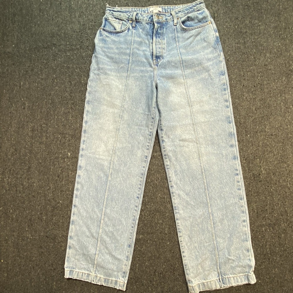 Forever 21 City Retro Light Washed Blue Jeans Women's‎ Sz 30 Baggy Distressed